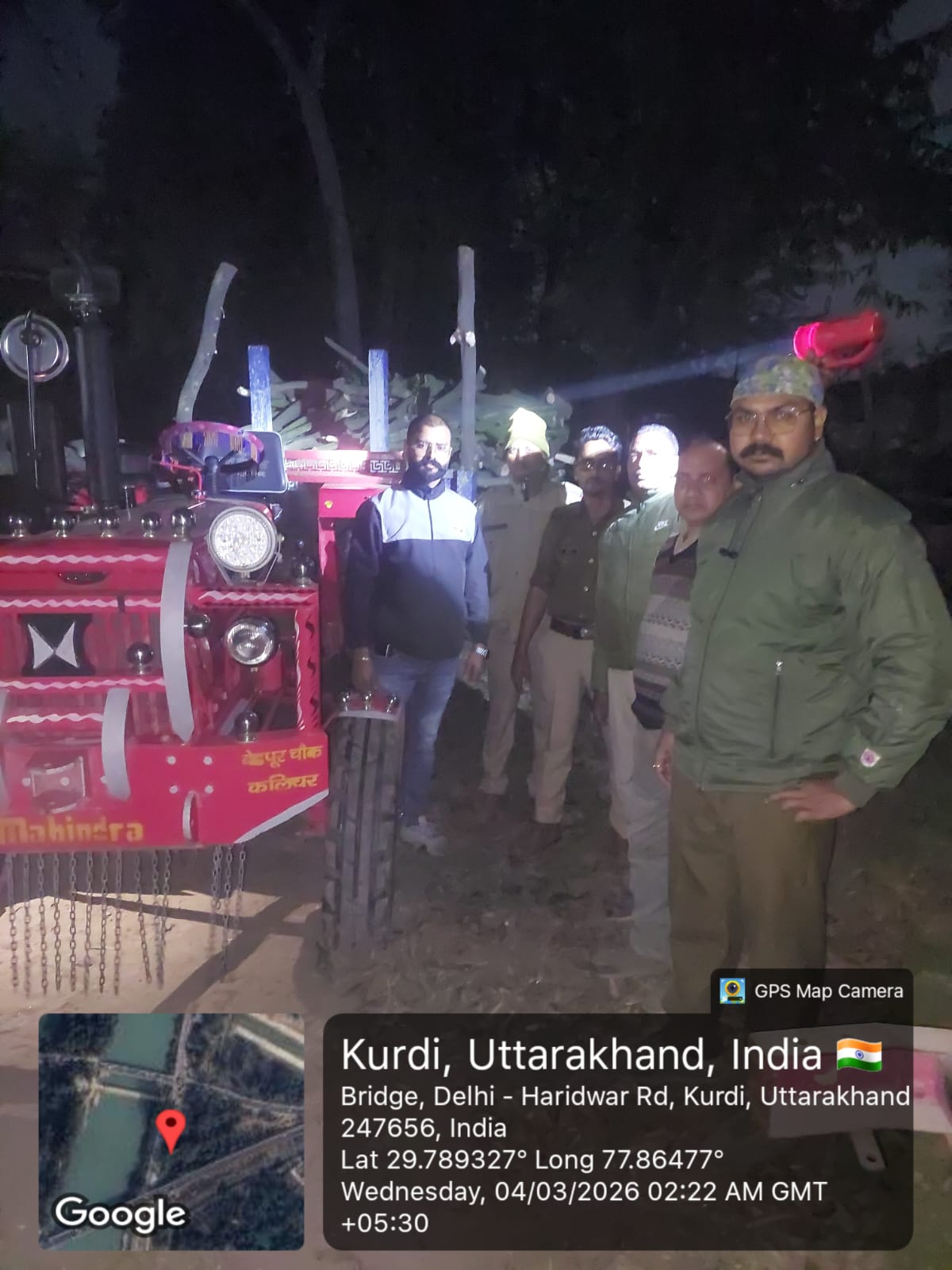 वन माफियाओ का सुनसान रातों मे तांडव.. एसडीओ रुड़की ने कसी कमर.. वन विभाग ने आम की लकड़ी से भरा ट्रेक्टर ट्राली पकड़ी